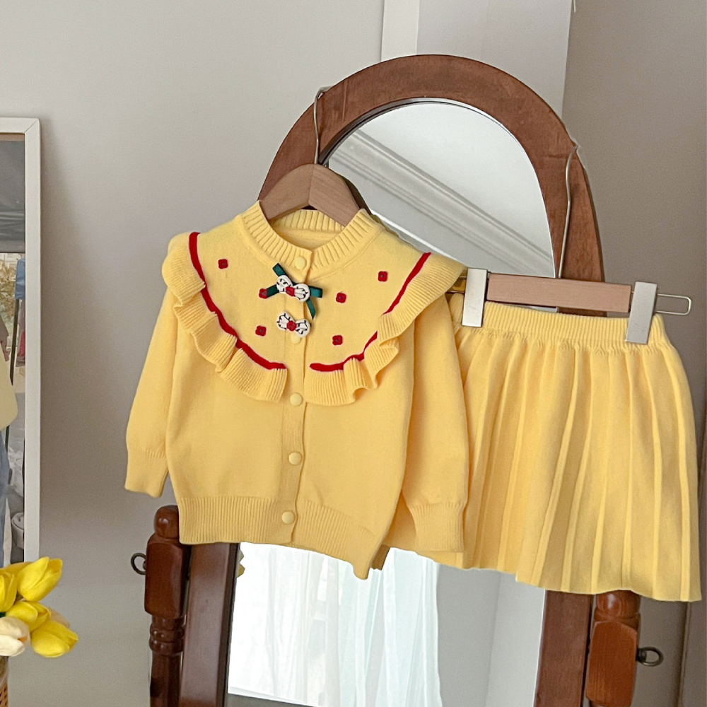 Jomina kétrészes szett sárga