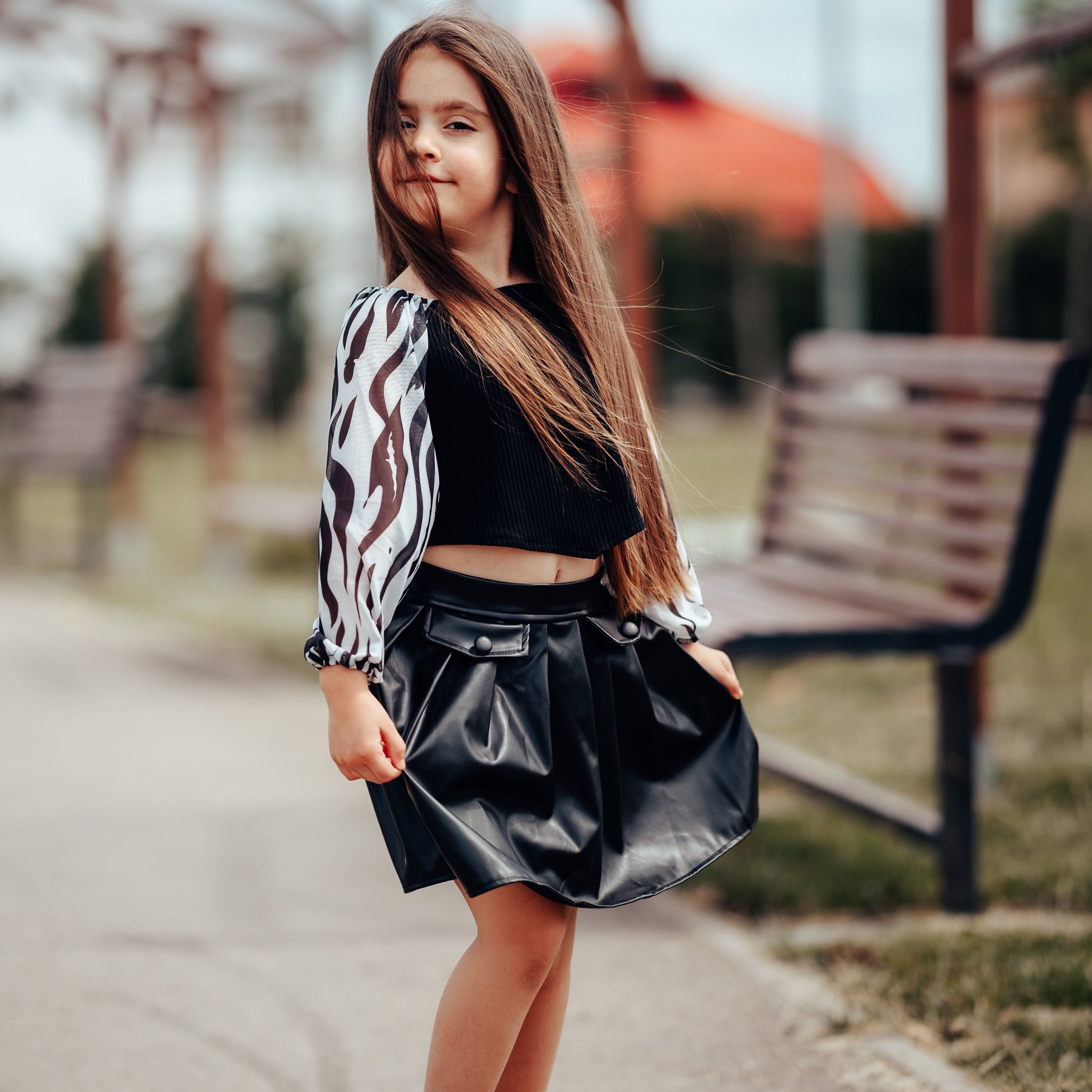 Lizina fekete, két darabos szett