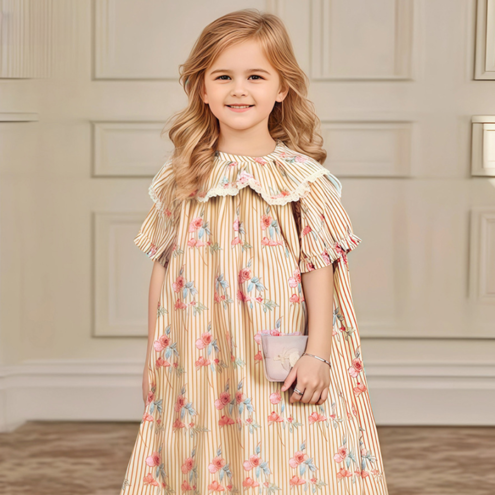 Adania Narancssárga ruha részletekkel