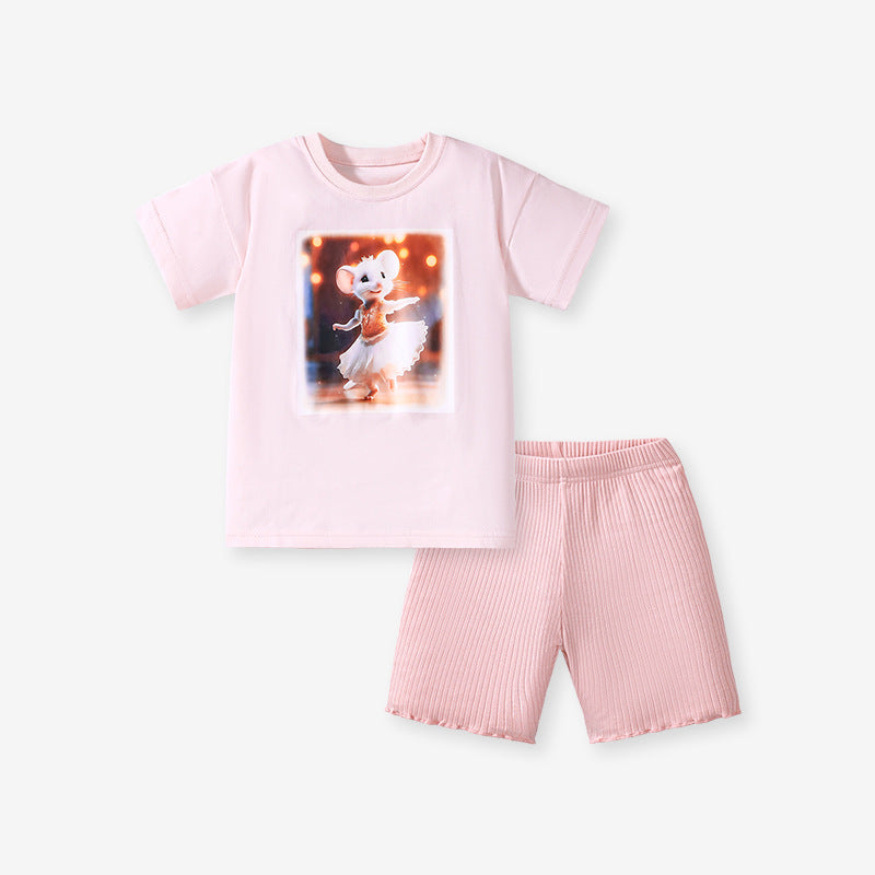 Fulvia kétrészes szett rózsaszín