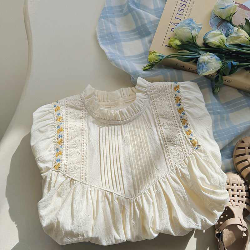 Rochie cu detalii Azela Crem