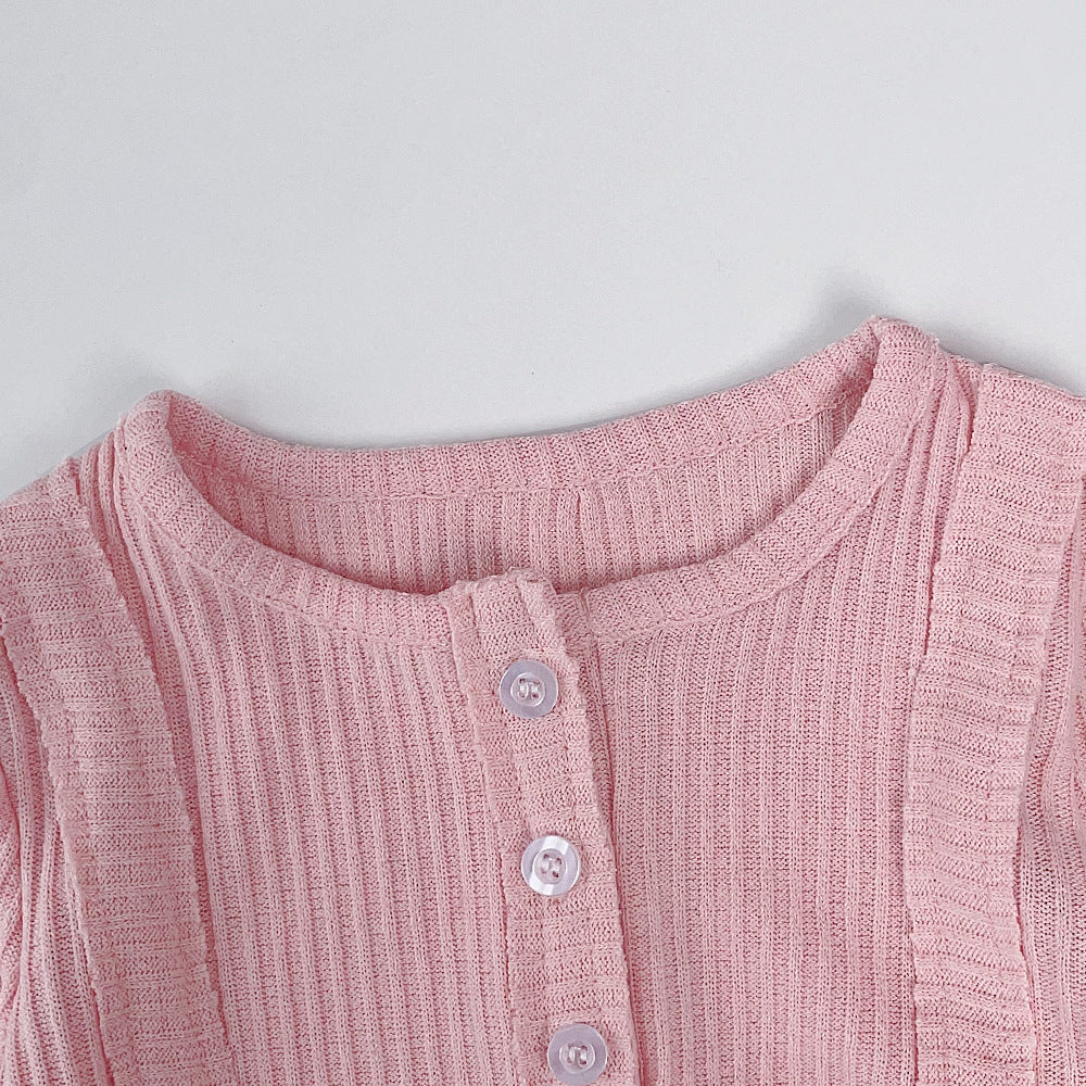 Kétrészes szett Valódi Rózsaszín