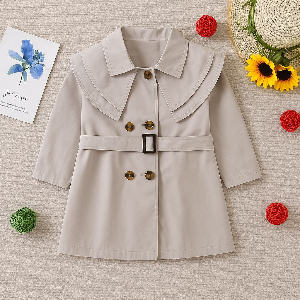 Trench cu detalii Sia Gri