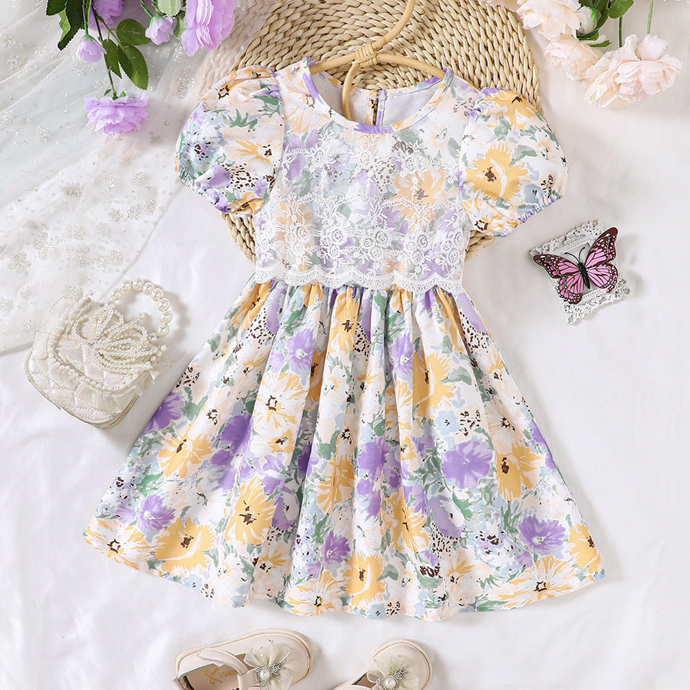 Melesa részletes ruha lila