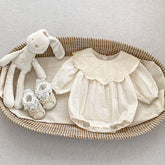 Drina részletes body  krémszínű