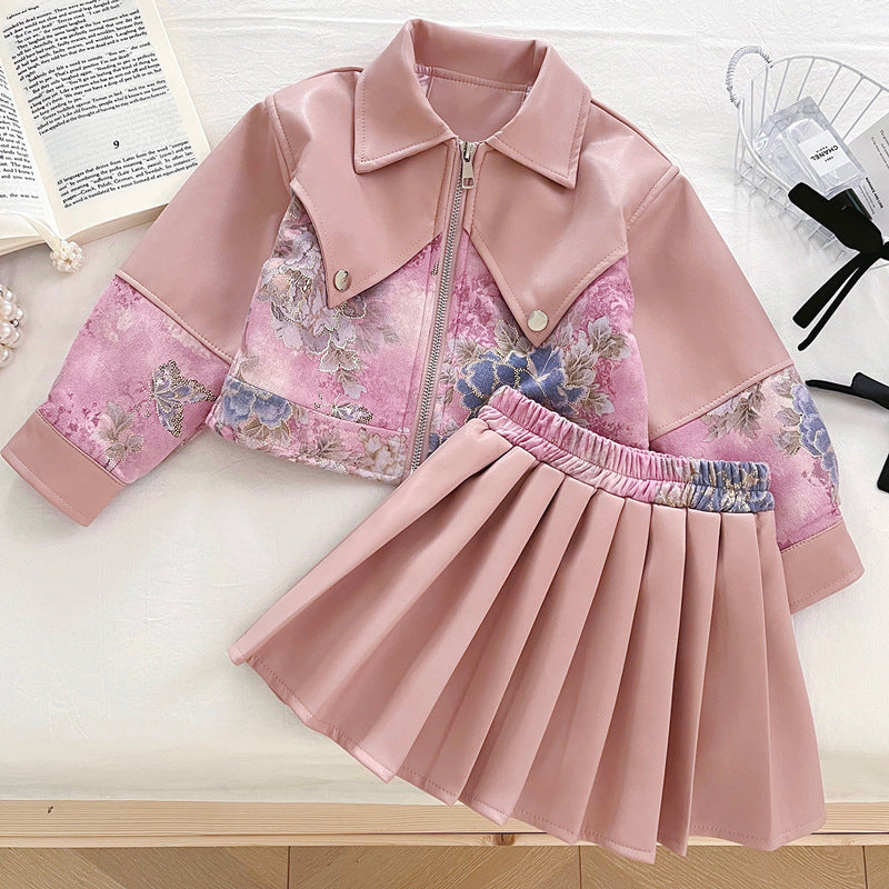 Set din doua piese Ystina Roz