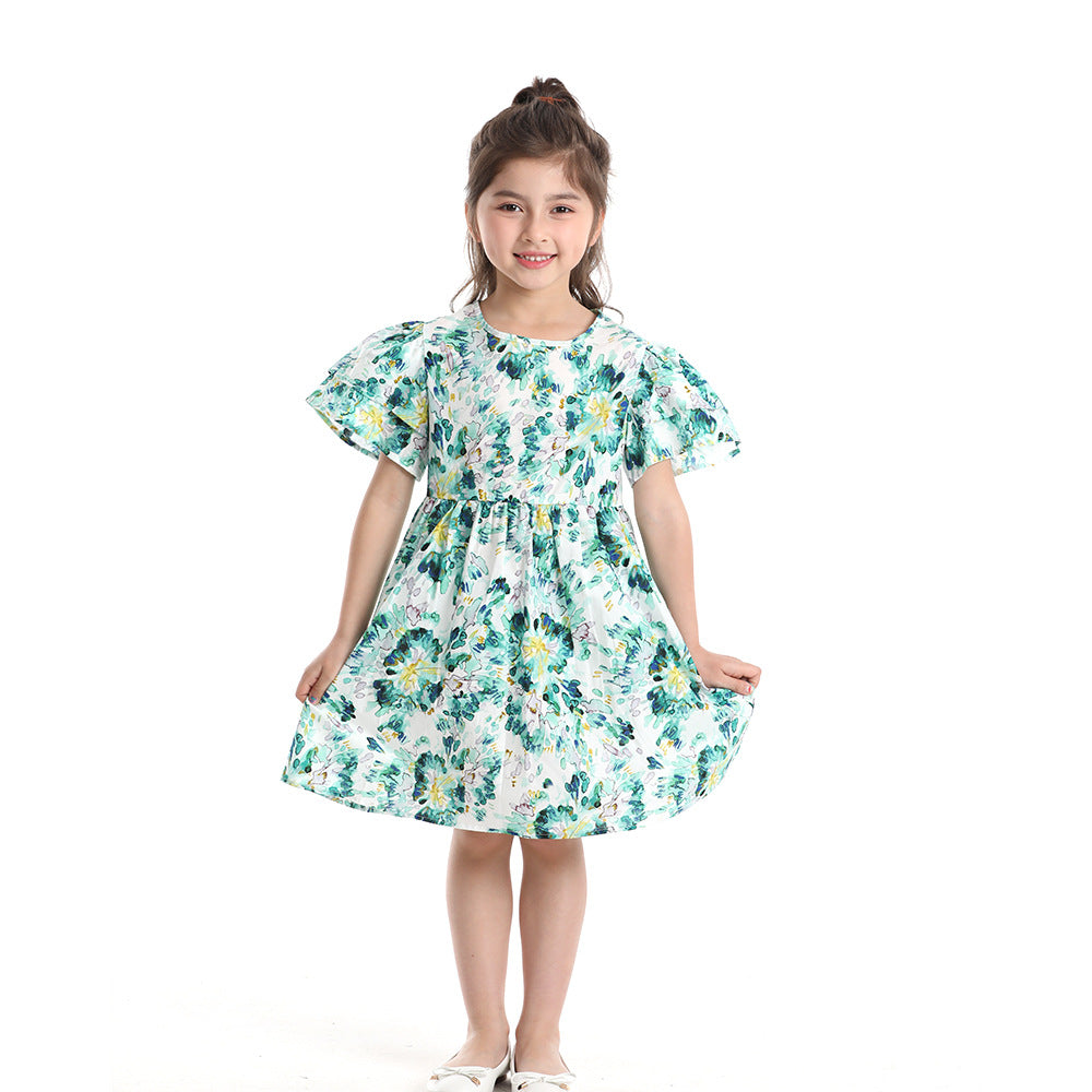 Liriana zöld részletekkel ruha