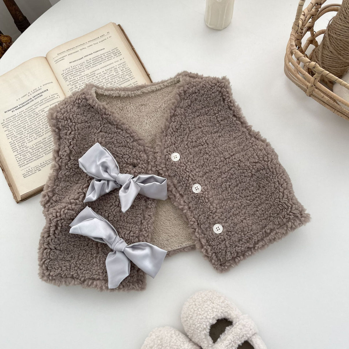 Dursa részletes mellény barna