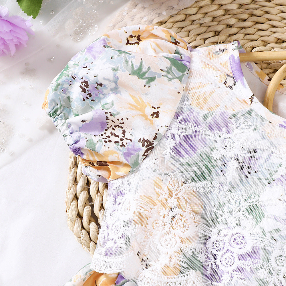 Melesa részletes ruha lila