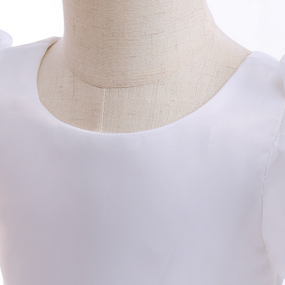 Rochie cu detailsi Ziala Alb