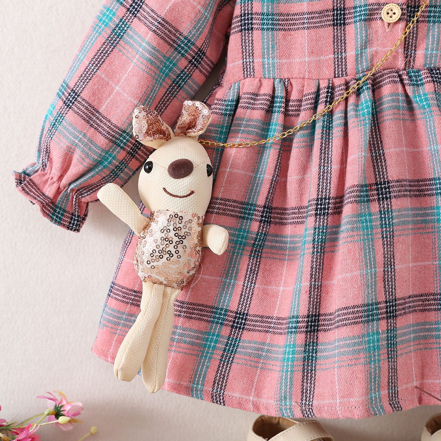 Colsya részletekkel díszített tunika Rózsaszín