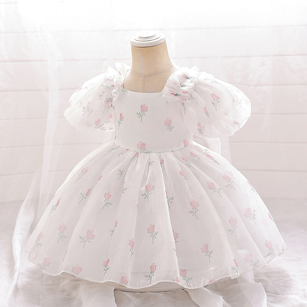 Rochie cu detalii Rida Alb
