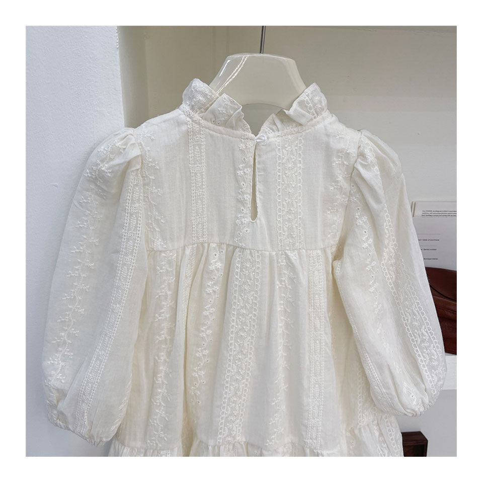 Rochie cu detalii Rubira Alb