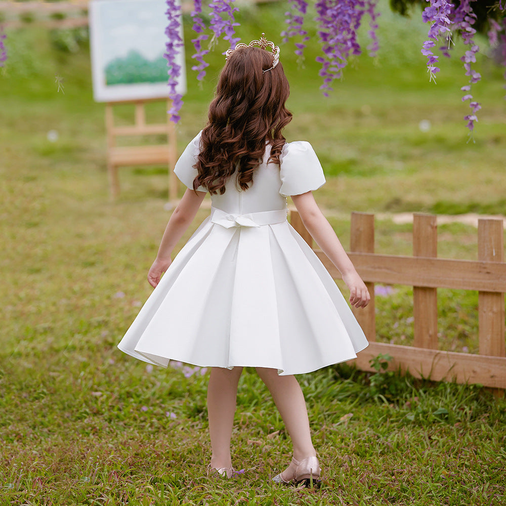 Rochie cu detalii Liria Alb