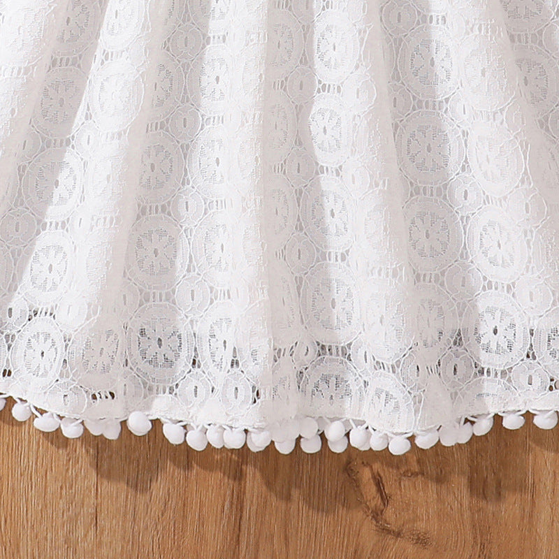 Rochie cu detalii Thea Alb