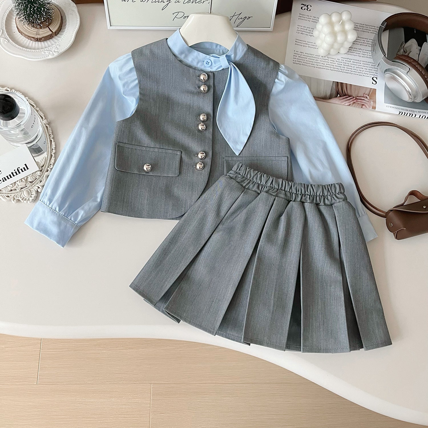 Set din trei piese Densa Gri