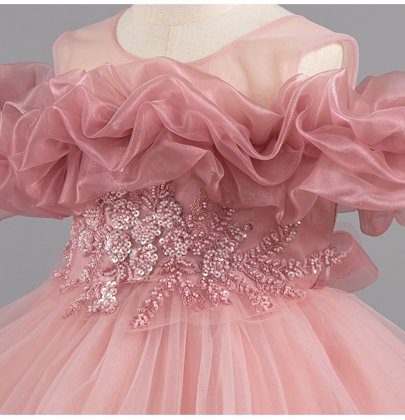 Rochie cu detalii Yres Roz