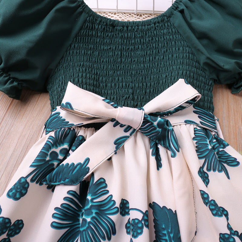 Rochie cu detalii Delnira Verde