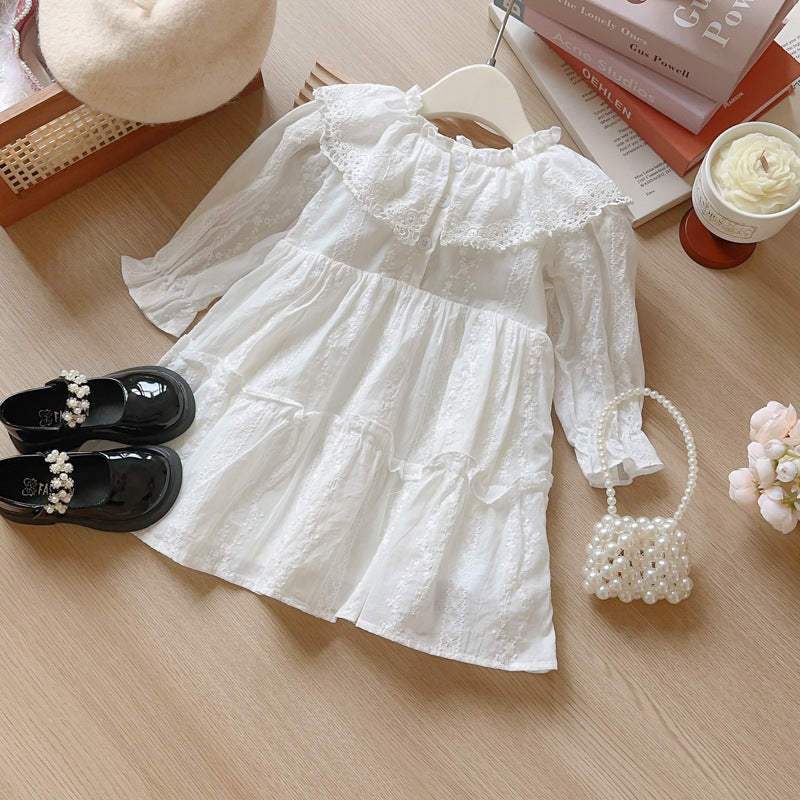 Elasy részletes ruha fehér