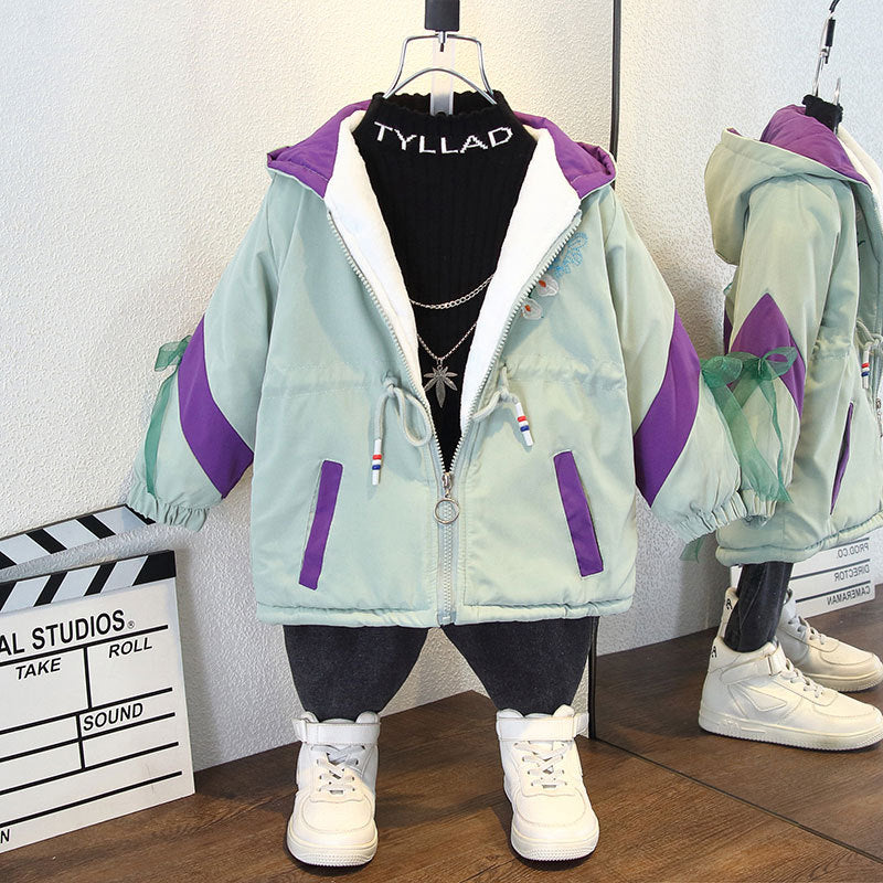 Mikaela zöld télikabát