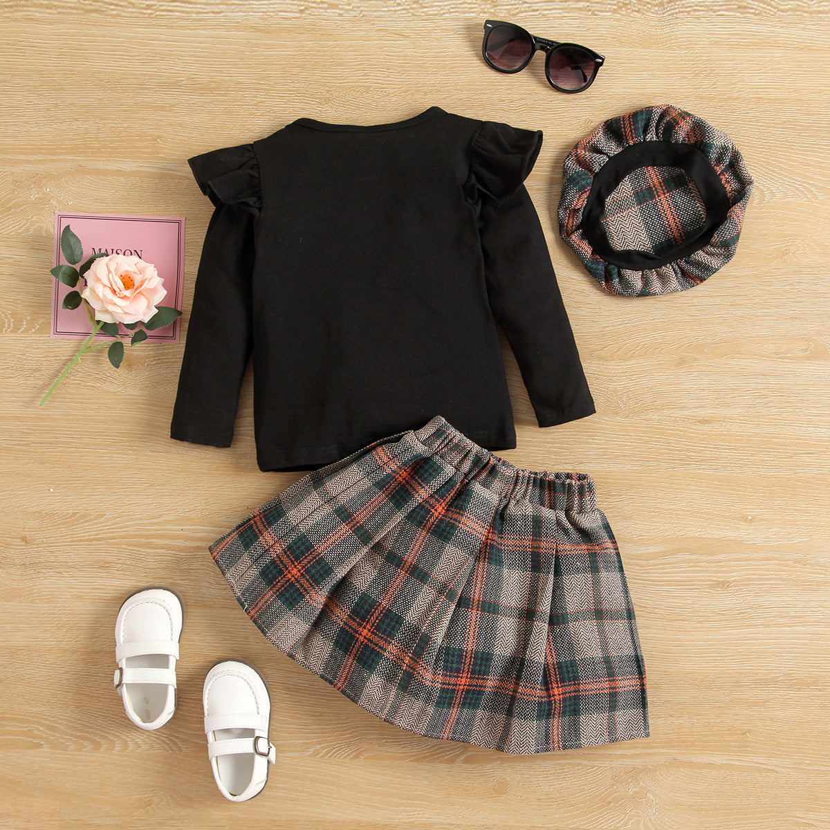Set din trei piese Remra Negru