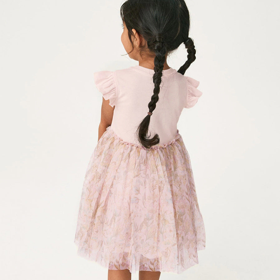 Frina részletekkel díszített ruha Rózsaszín