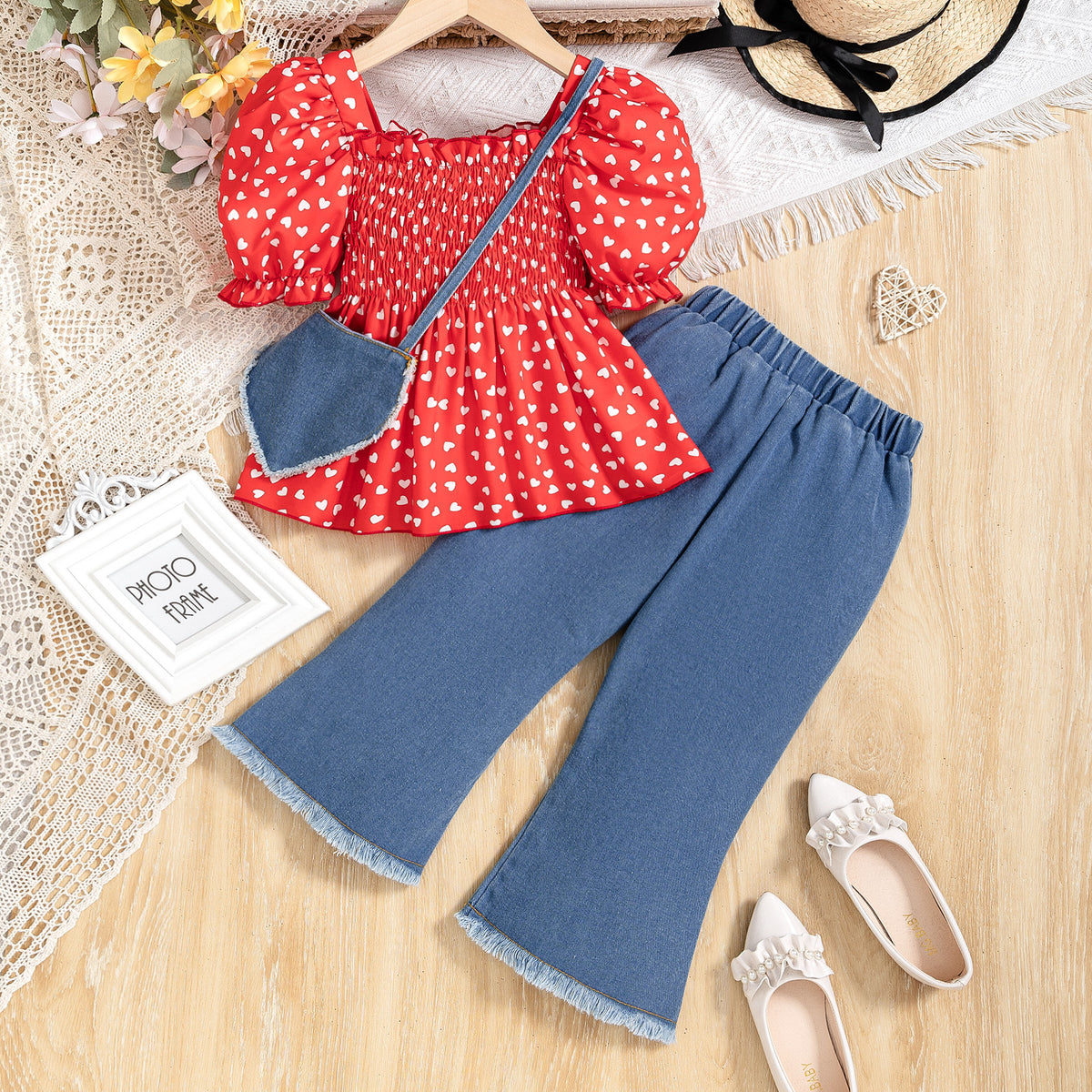 Syma piros kétrészes szett