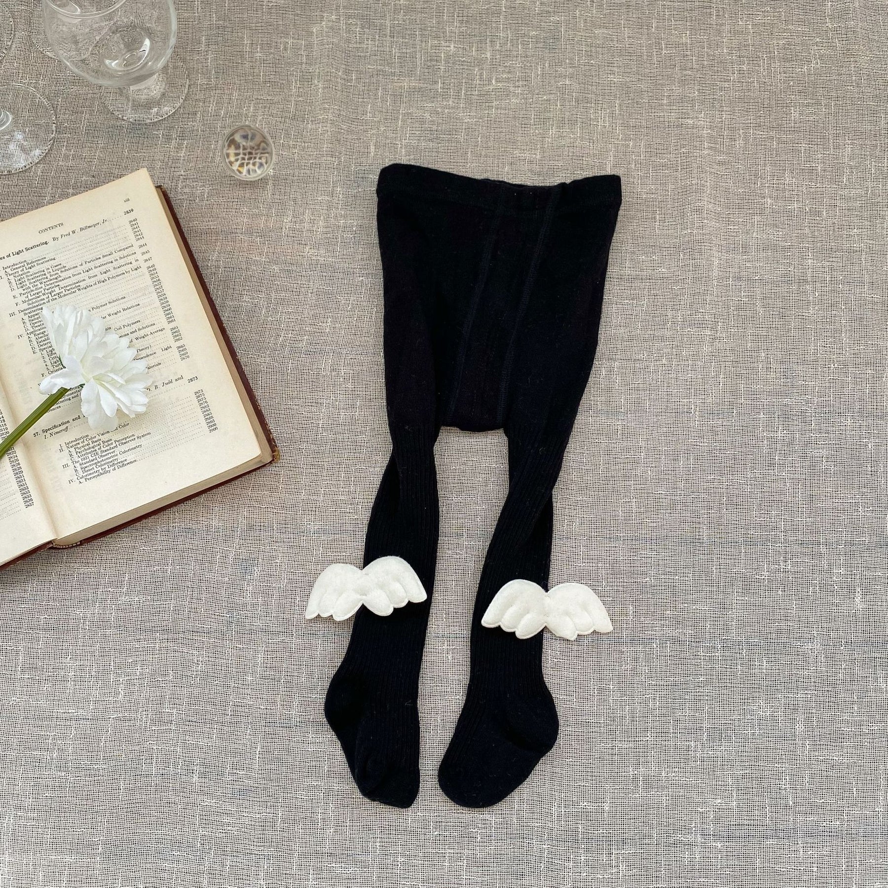 Alinia mintás harisnyanadrág, fekete