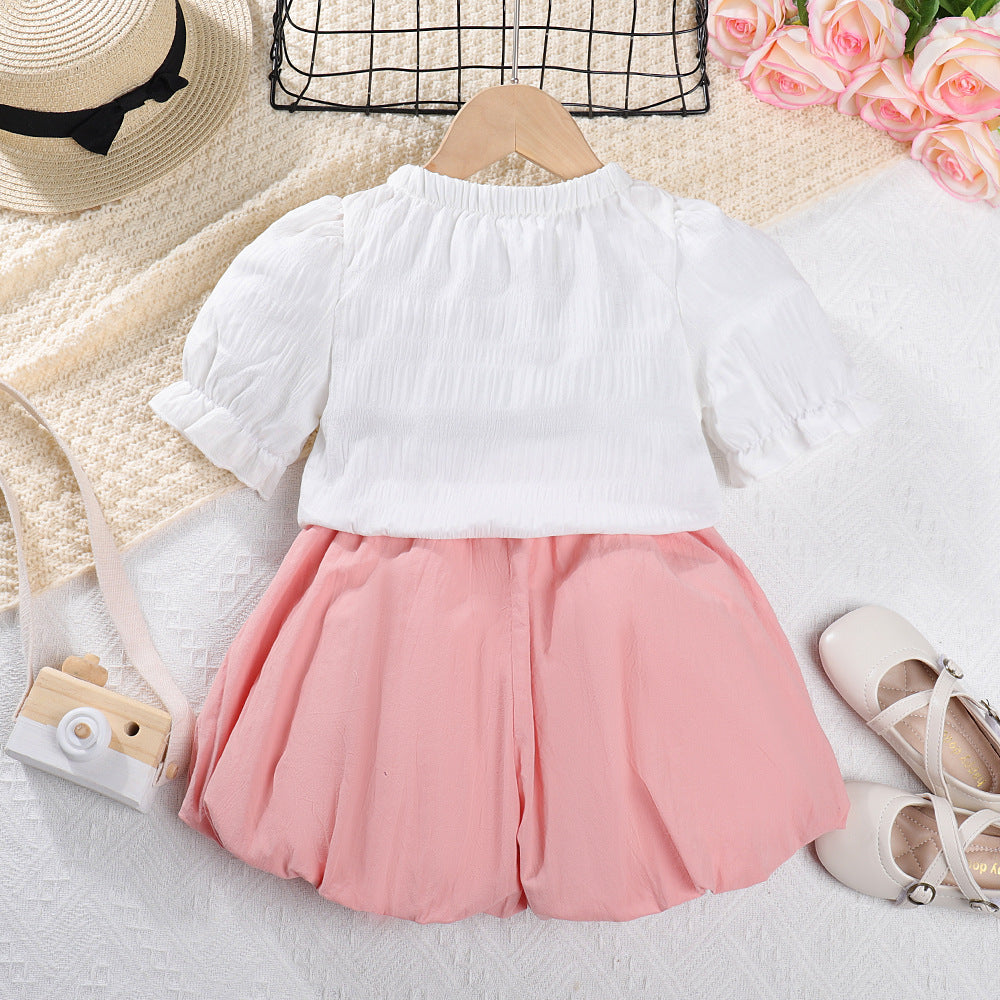 Laosia kétrészes szett rózsaszín