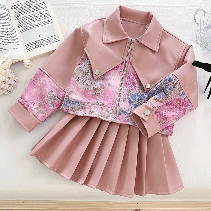 Set din doua piese Ystina Roz