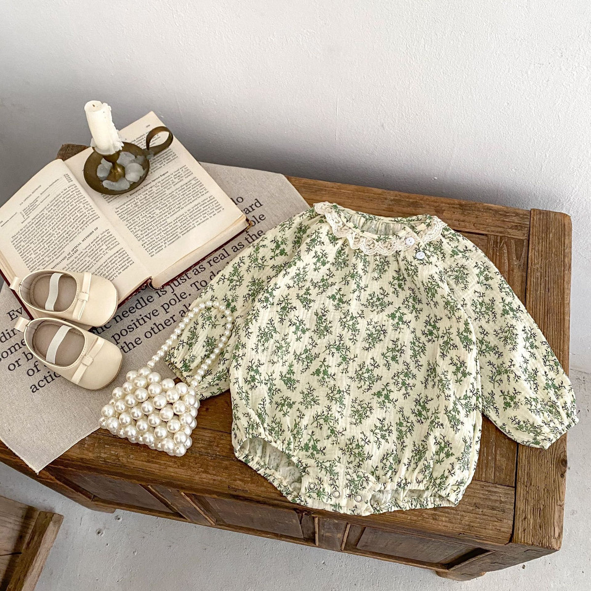 Lavri részletes body zöld