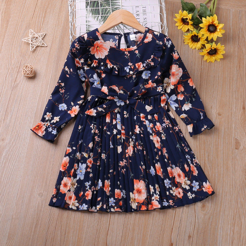 Ranuca kék részletes ruha