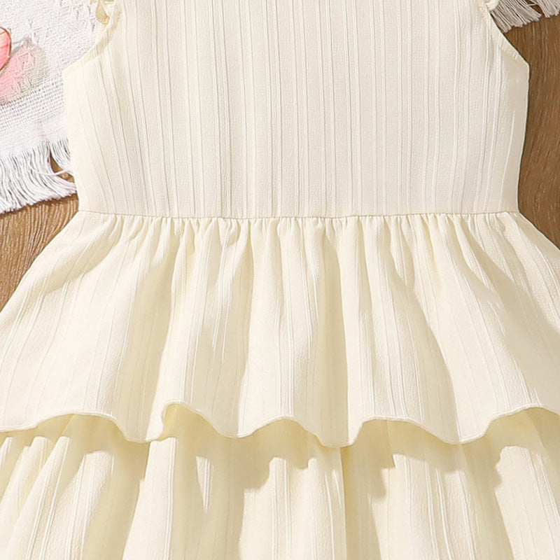 Rochie cu detalii Senia Crem