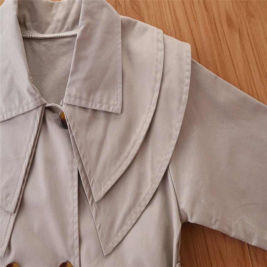 Trench cu detalii Sia Gri