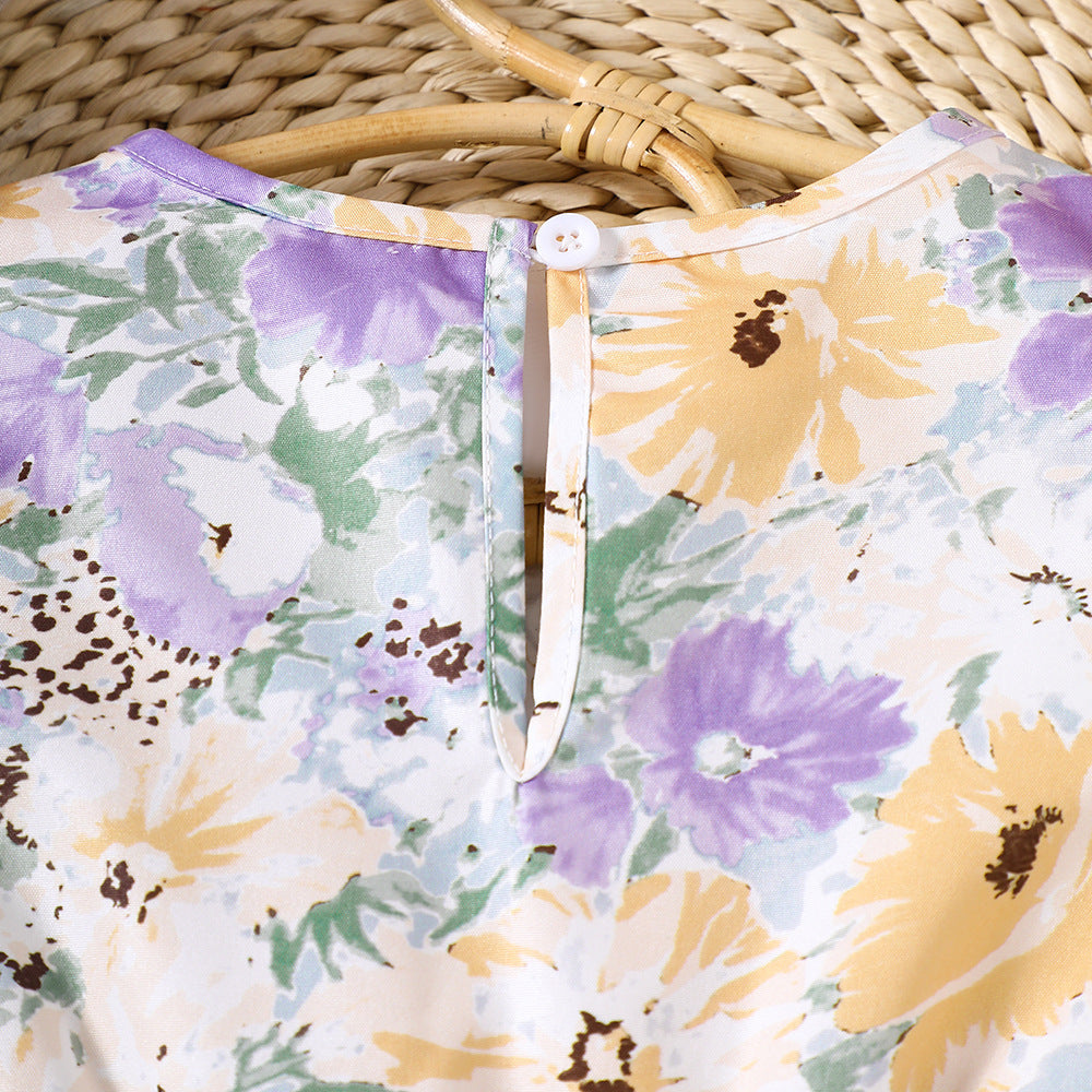 Melesa részletes ruha lila