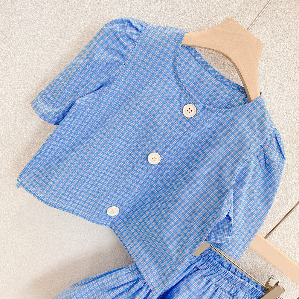 Azra kék kétrészes szett