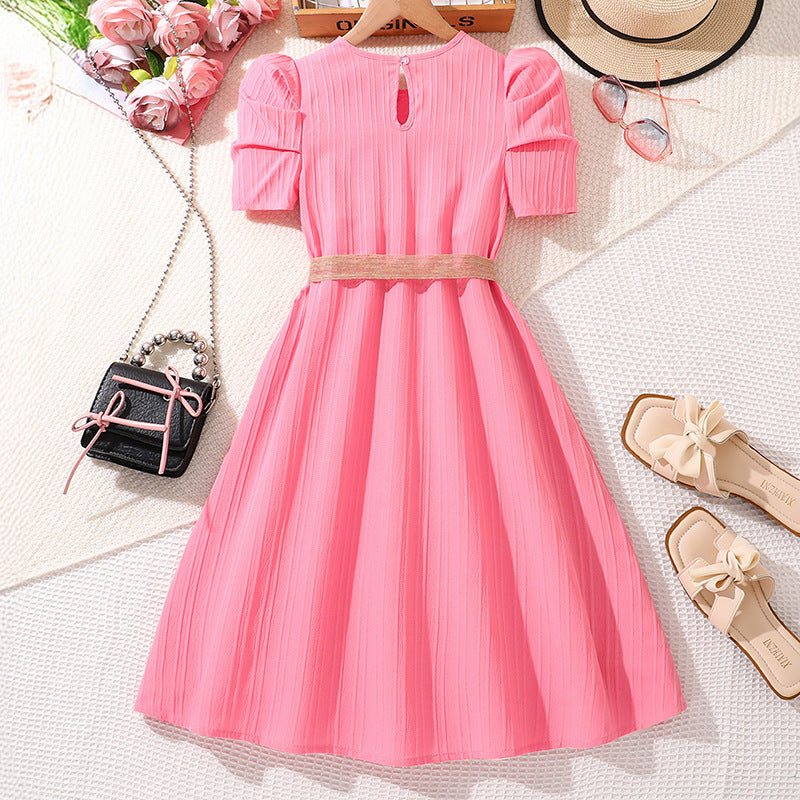 Rochie cu detalii Miran Roz