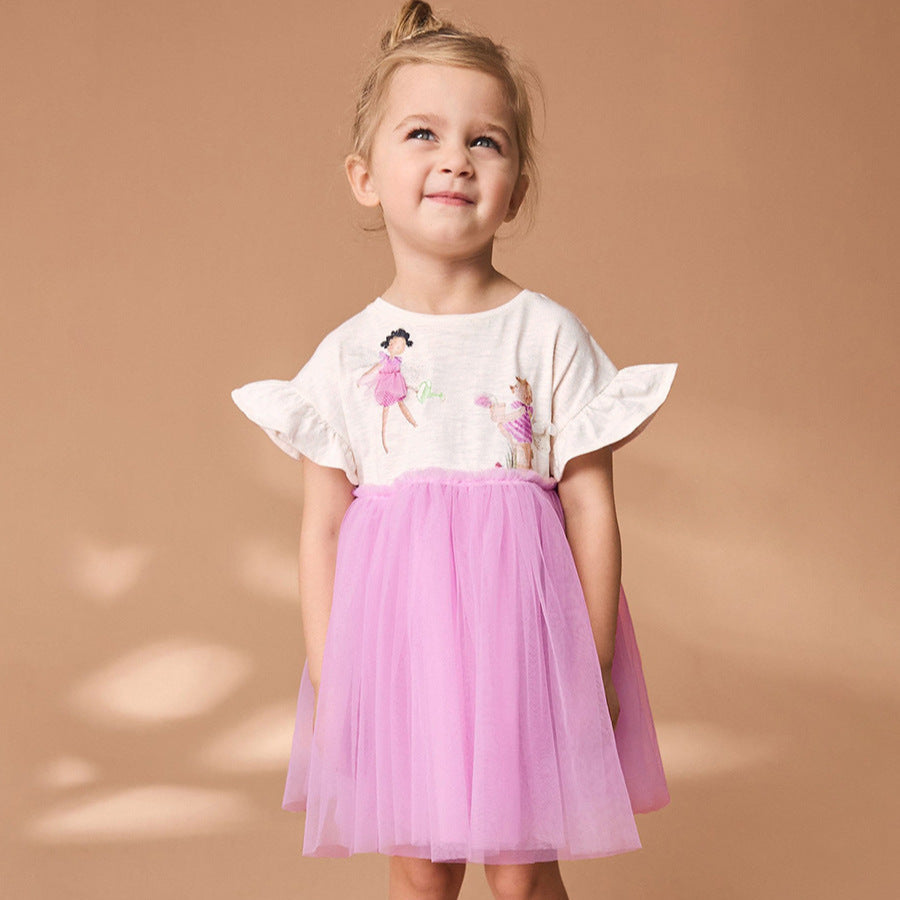 Shalee részletekkel díszített lila ruha