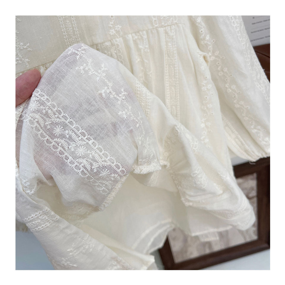 Rochie cu detalii Rubira Alb