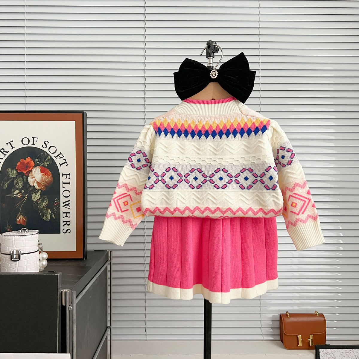 Yamila kétrészes szett sötét rózsaszín