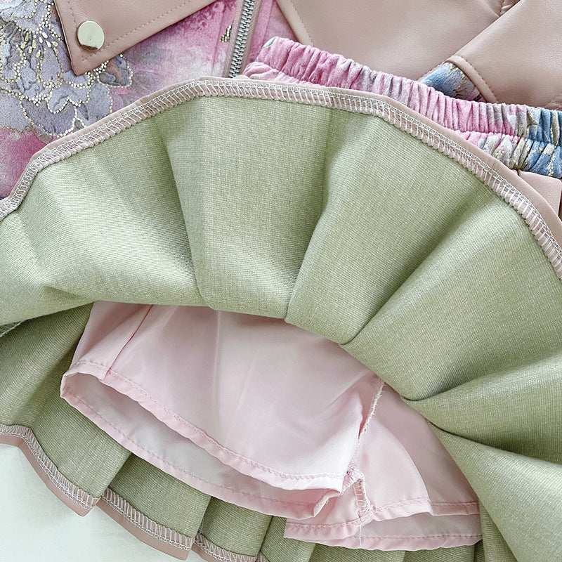 Set din doua piese Ystina Roz