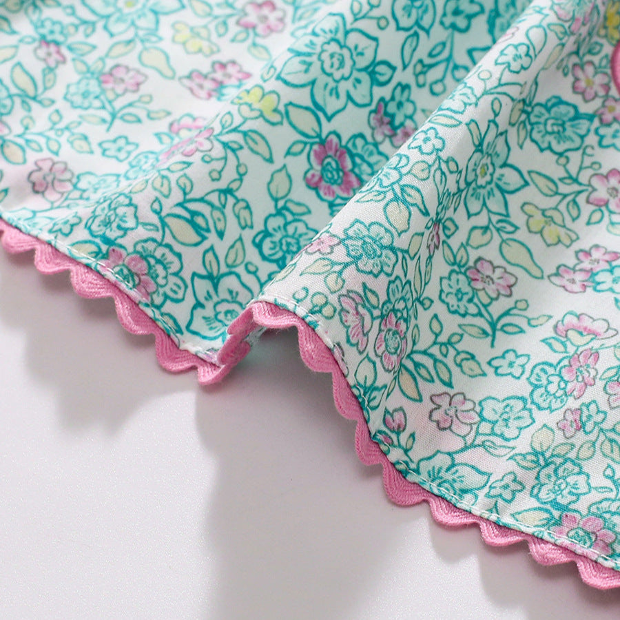 Kék színű, Malma részletekkel díszített ruha