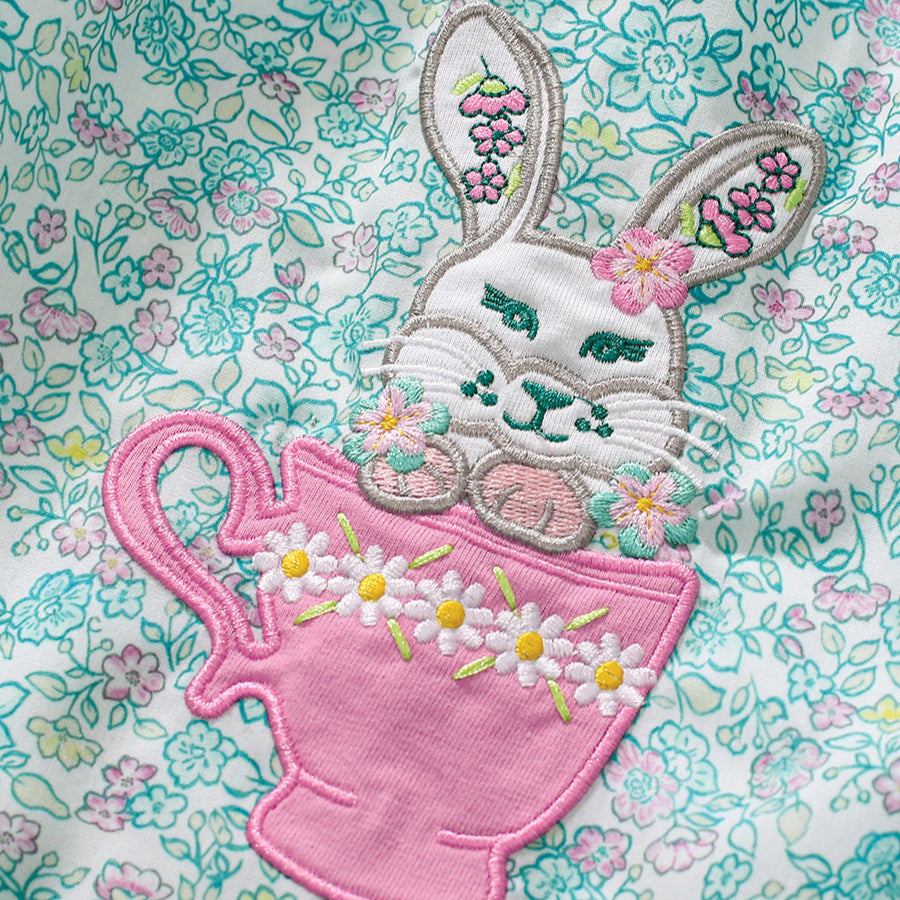 Kék színű, Malma részletekkel díszített ruha