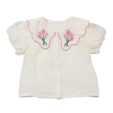 Disara mintás ing krémszínű