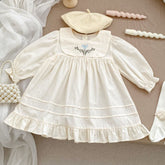 Rochie cu detalii Alfy Crem