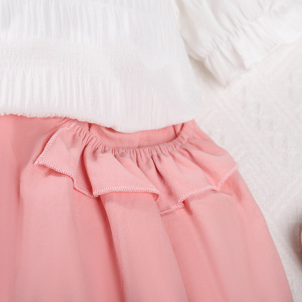 Laosia kétrészes szett rózsaszín