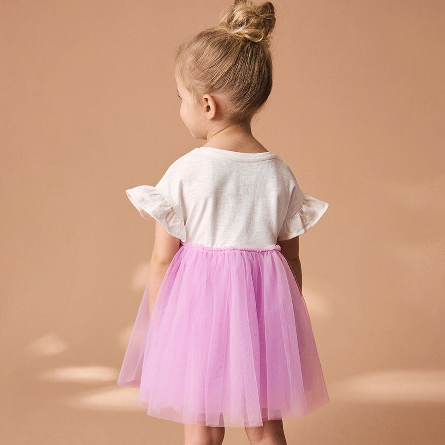 Shalee részletekkel díszített lila ruha