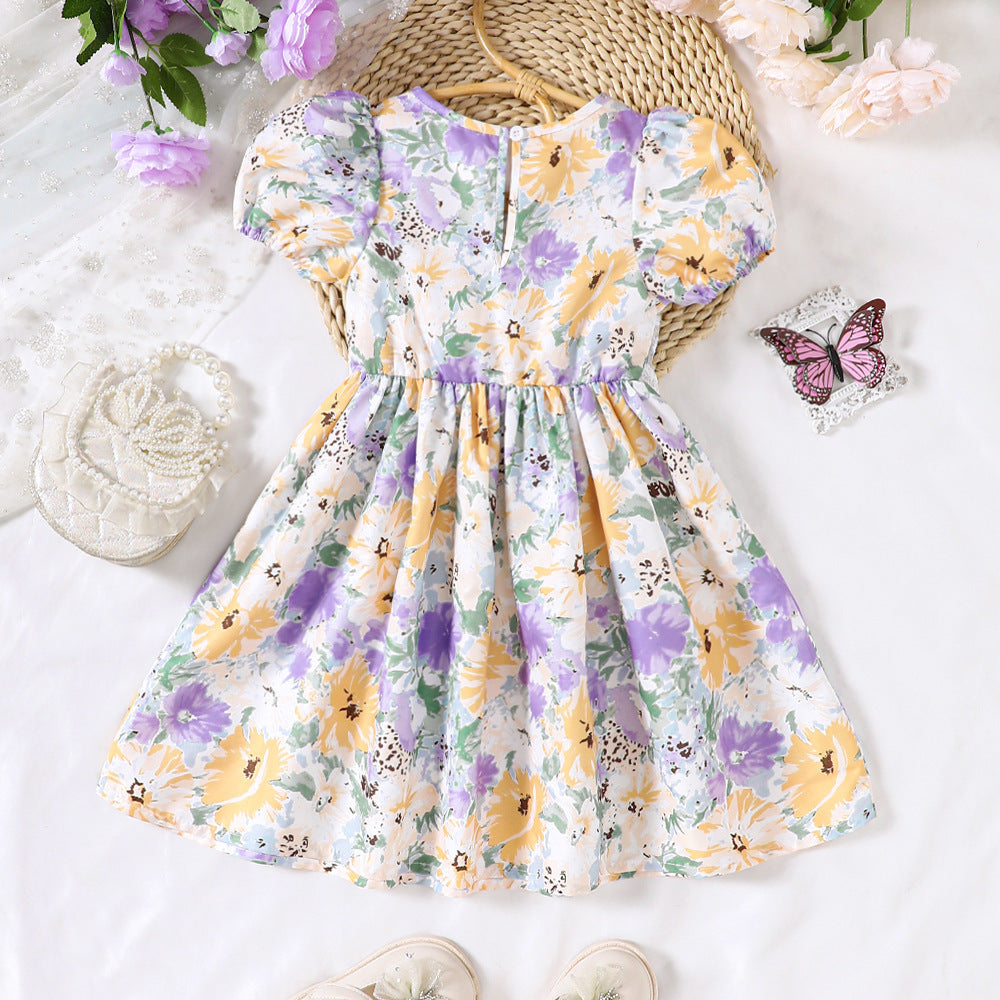 Melesa részletes ruha lila