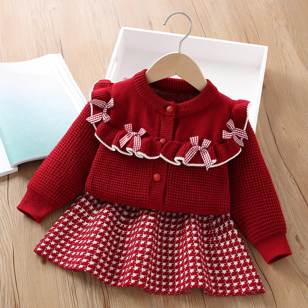 Sanysta kétrészes szett piros