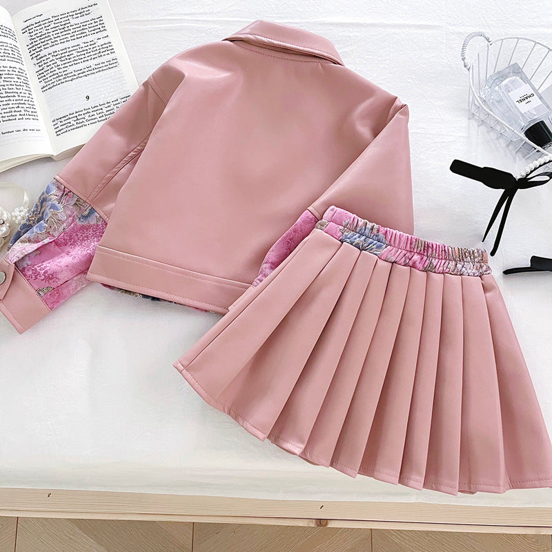 Set din doua piese Ystina Roz